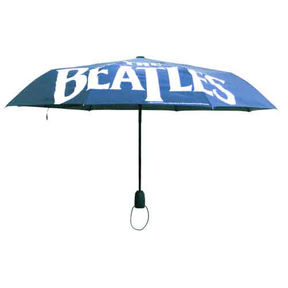 The Beatles - Drop T Logo Regenschirm - Schwarz